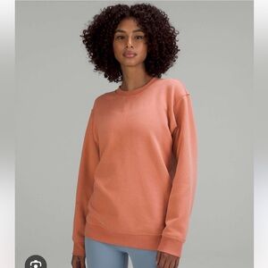 Lululemon All Yours Crew Neck Hoodie - Pink Savannah